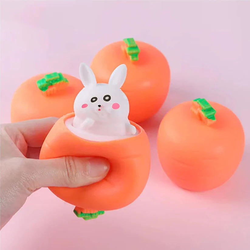Pop Up Carrot Bunny Toy ( Make life more fun )