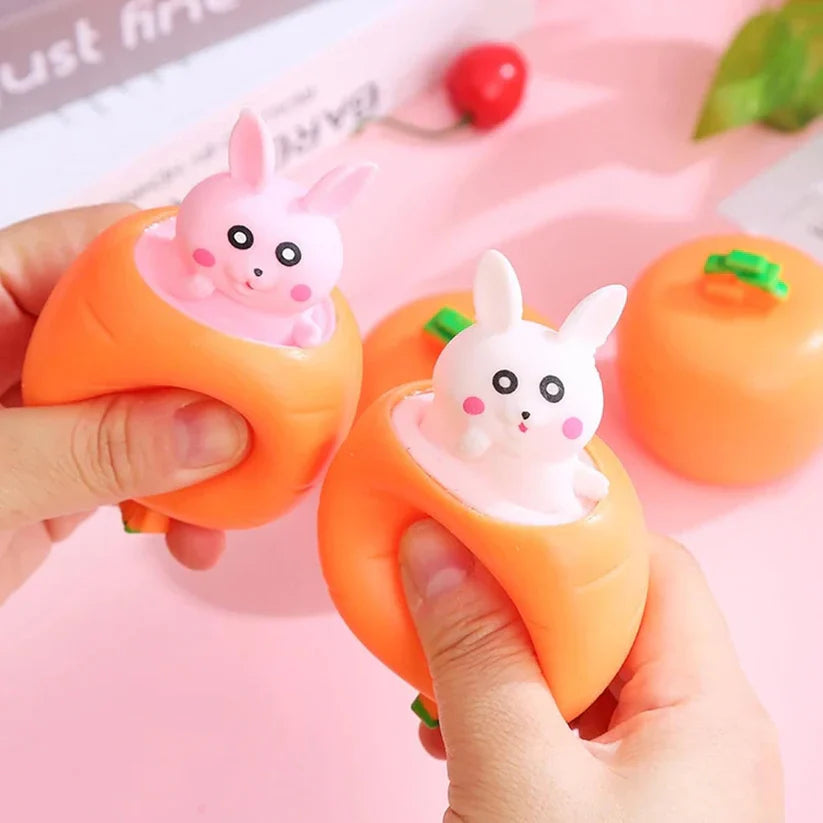 Pop Up Carrot Bunny Toy ( Make life more fun )