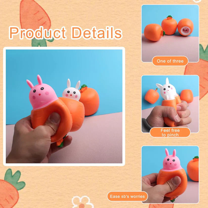Pop Up Carrot Bunny Toy ( Make life more fun )