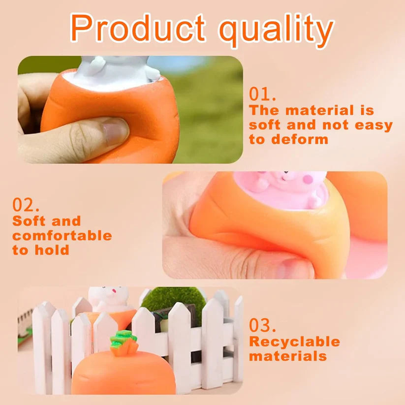 Pop Up Carrot Bunny Toy ( Make life more fun )