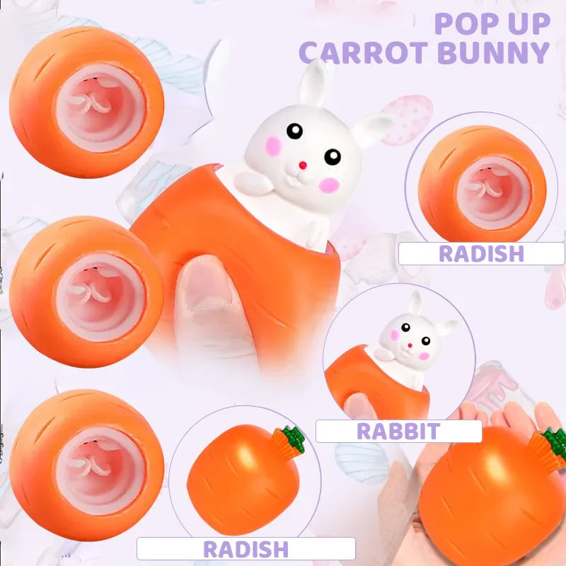 Pop Up Carrot Bunny Toy ( Make life more fun )