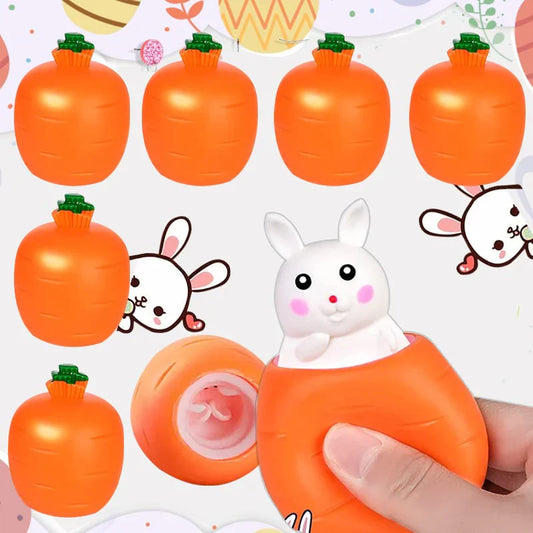 Pop Up Carrot Bunny Toy ( Make life more fun )